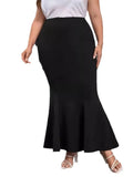 Women's Fashion Designer 2-5XL Short Fishtail Skirts (Plus Size)