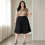 Women's Fashion Designer 3-9XL Plazzo Capri Pants (Plus Size)