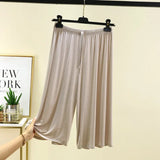 Women's Fashion Designer 3/4 Wide Leg 2-6XL Pants (Plus Size)-Women's Fashion Designer Plus Size Leggings / Pants-International Women's Clothing