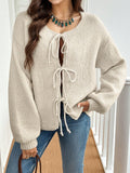 Women's Fashion Designer Crop Tops Knitted Wide Sleeve S-L Cardigans