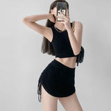 Women's Fashion Designer Drawstring Mini Shorts & Skirts (Short)