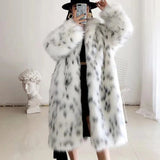 Women's Fashion Designer Faux Fox Fur Jackets (Plus Size)