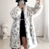Women's Fashion Designer Faux Fox Fur Jackets (Plus Size)