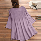 Women's Fashion Designer 1-5XL Floral Lace Trim Blouse T-Shirts (Plus Size)-Women's Tops Fashion Designer Plus Size T-Shirts / Blouses-International Women's Clothing