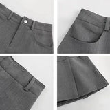 Women's Fashion Designer High Waist Pleated Mini Skirts (Short)-Women's Fashion Designer Skirts