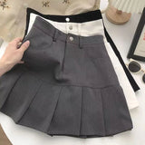 Women's Fashion Designer High Waist Pleated Mini Skirts (Short)-Women's Fashion Designer Skirts
