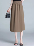 Women's Fashion Designer L-5XL Skirt Capri 3/4 Pants (Plus Size)