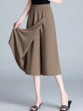 Women's Fashion Designer L-5XL Skirt Capri 3/4 Pants (Plus Size)