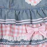 Women's Fashion Designer Patchwork Multi Layered Lace Trim Mini Skirts (Short)-Women's Fashion Designer Skirts