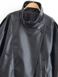 Women's Fashion Designer Pebble Faux Leather S-L Jackets