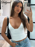 Women's Fashion Designer Ruched Bodycon Tops Singlets-Women's Tops Fashion Designer Singlets