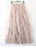 Women's Fashion Designer Ruffle Layered Skirts (Long)-Women's Fashion Designer Skirts