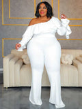Women's Fashion Designer Ruffled 1-5XL Jumpsuits (Plus Size)