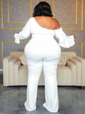 Women's Fashion Designer Ruffled 1-5XL Jumpsuits (Plus Size)