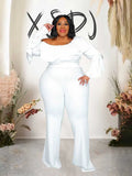 Women's Fashion Designer Ruffled 1-5XL Jumpsuits (Plus Size)