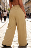 Women's Fashion Designer S-5XL High Waist Khaki Cargo Pants (Plus Size)-Women's Fashion Designer Plus Size Dresses-International Women's Clothing