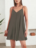 Women's Fashion Designer Spaghetti Strap 1-8XL Short Dresses (Plus Size)