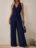 Women's Fashion Designer S-XL Wide Leg Jumpsuits Floral Rompers-Women's Fashion Designer Rompers / Jumpsuits-International Women's Clothing