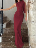 Women's Fashion Designer XS-L Sleeveless Tied Up Bodycon Dresses (Long)