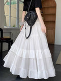 Women's Fashion S-XL Designer Chiffon Layered Skirts (Long)