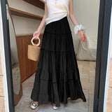 Women's Fashion S-XL Designer Chiffon Layered Skirts (Long)
