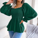 Women's Fashion Designer Ruffled S-XL Long-Sleeve Tops-Women's Fashion Designer Long-Sleeve Tops-Women&#x27;s fashion designer plus size clothes