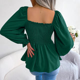 Women's Fashion Designer Ruffled S-XL Long-Sleeve Tops-Women's Fashion Designer Long-Sleeve Tops-Women&#x27;s fashion designer plus size clothes