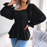Women's Fashion Designer Ruffled S-XL Long-Sleeve Tops-Women's Fashion Designer Long-Sleeve Tops-Women&#x27;s fashion designer plus size clothes