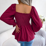 Women's Fashion Designer Ruffled S-XL Long-Sleeve Tops-Women's Fashion Designer Long-Sleeve Tops-Women&#x27;s fashion designer plus size clothes