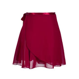 Women's Fashion S-XL Overlay Designer Chiffon Mini Skirts (Short)