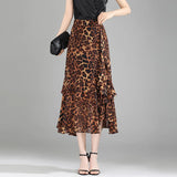 Women's Fishtail Chiffon Fashion Designer 3-5XL Midi Skirts (Plus Size)