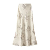 Women's Floral Fashion S-L Designer Korean Fishtail Skirts (Long)-Women's Fashion Designer Skirts-International Women's Clothing