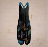 Women's Floral Print 3-5XL Fashion Designer Jumpsuits (Plus Size)-Women's Plus Size Fashion Designer Rompers / Jumpsuits-33-Women&#x27;s fashion designer plus size clothes