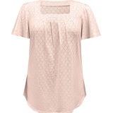 Women's Hallow Out Fashion Designer 2-5XL Blouse T-Shirts (Plus Size)