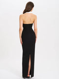 Women's Halter Backless S-L Fashion Designer Bodycon Dresses (Long)