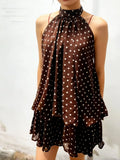 Women's Halter S-2XL Neck Tops Fashion Designer Backless Singlets