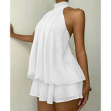 Women's Halter S-2XL Neck Tops Fashion Designer Backless Singlets