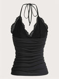 Women's Halter Top Backless Fashion Designer Singlets-Women's Tops Fashion Designer Singlets
