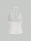 Women's Halter Top Backless Fashion Designer Singlets-Women's Tops Fashion Designer Singlets
