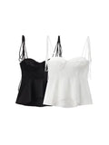 Women's Heart Corset Fashion Designer Spaghetti Straps Singlets-Women's Tops Fashion Designer Singlets
