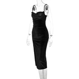 Women's High Split Velvet Fashion Designer Bodycon Dresses (Midi)-Women's Fashion Designer Dresses