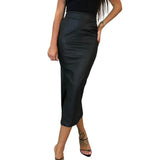 Women's High Waist Fashion Designer Asymmetrical Skirts (Midi)-Women's Fashion Designer Skirts