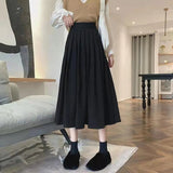 Women's High Waist Pleated Fashion Designer Skirts (Midi)-Women's Fashion Designer Skirts