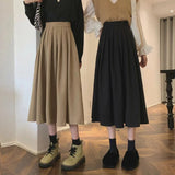 Women's High Waist Pleated Fashion Designer Skirts (Midi)-Women's Fashion Designer Skirts