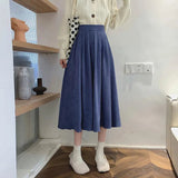 Women's High Waist Pleated Fashion Designer Skirts (Midi)-Women's Fashion Designer Skirts