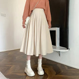 Women's High Waist Pleated Fashion Designer Skirts (Midi)-Women's Fashion Designer Skirts