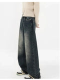 Women's High Waist S-2XL Baggy Jeans Fashion Designer Pants-Women's Fashion Designer Leggings / Pants-Women&#x27;s fashion designer plus size clothes