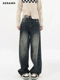 Women's High Waist S-2XL Baggy Jeans Fashion Designer Pants-Women's Fashion Designer Leggings / Pants-Women&#x27;s fashion designer plus size clothes