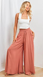 Women's High Waist S-2XL Fashion Designer Draw String Pants-Women's Fashion Designer Leggings / Pants-ORANGE RED-Women&#x27;s fashion designer plus size clothes