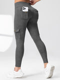 Women's High Waist S-XL Stretchy Fashion Designer Leggings-Women's Fashion Designer Leggings / Pants-International Women's Clothing